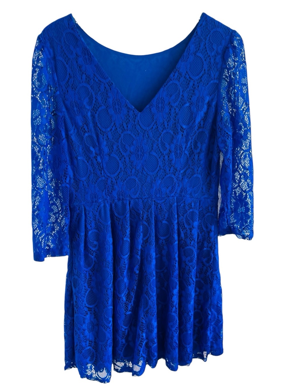Pussycat London Lace V-Neck Dress